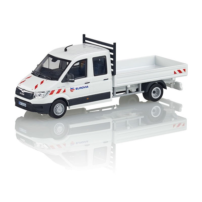 MAN TGE  cabine double plateau Eurovia