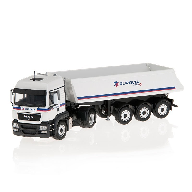 Tipper trailer 3-axle on MAN - Eurovia