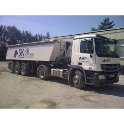 Tipper trailer 3-axle on MB - SKBB