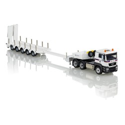 Low-loader semi-trailer on MAN - CARDEM