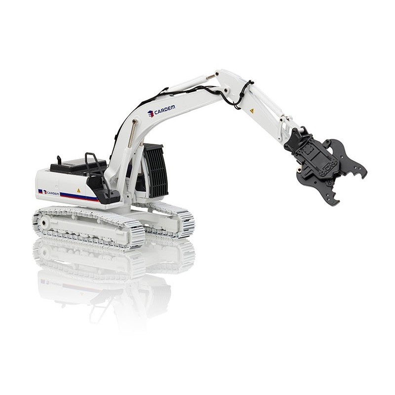 Crawler excavator with demolition pincer - Cardem