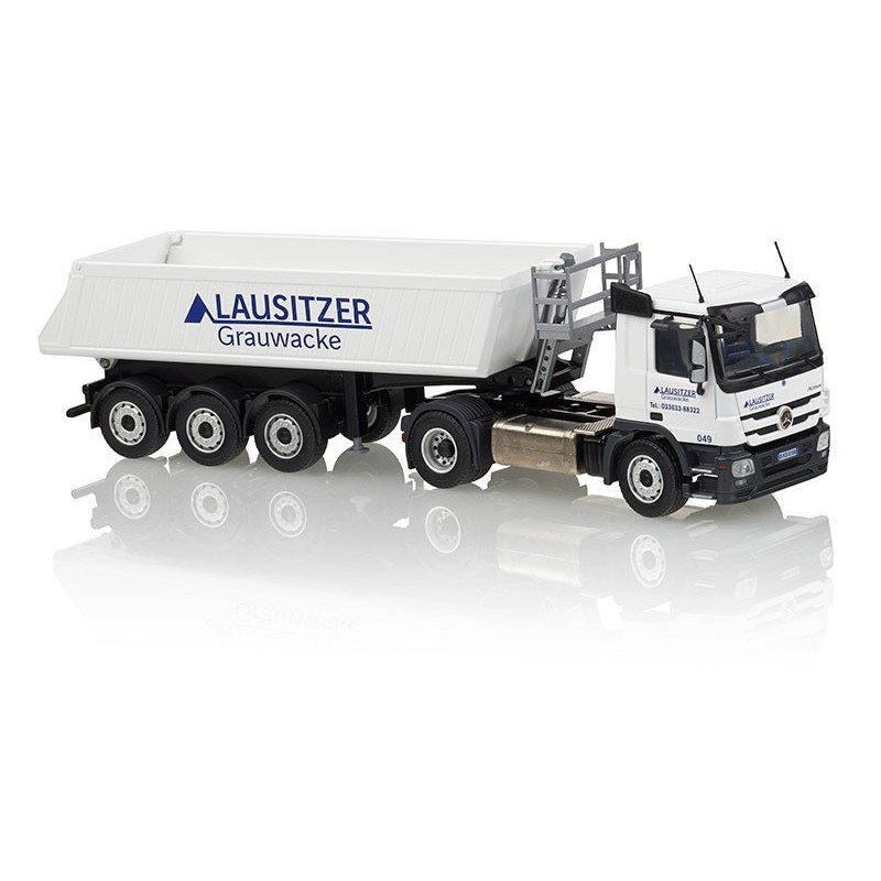 Tipper trailer 3-axle on MB - LAUSITZER GRAUWACKE