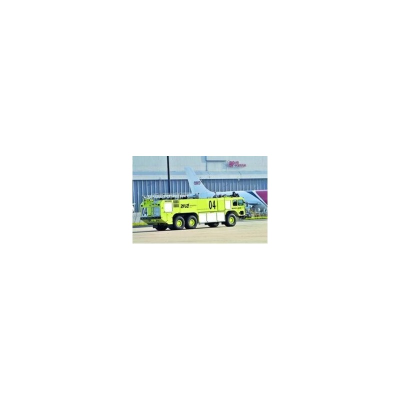 Camion De Pompier Oshkosh Striker 3000 échelle 1/50, Aéroport, Couleur Jaune, Par TWH, Neuf